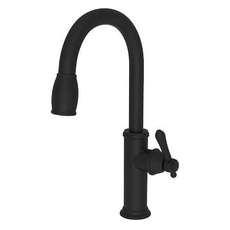 Newport Brass Pull-Down Kitchen Faucet in Flat Black 1030-5103-56